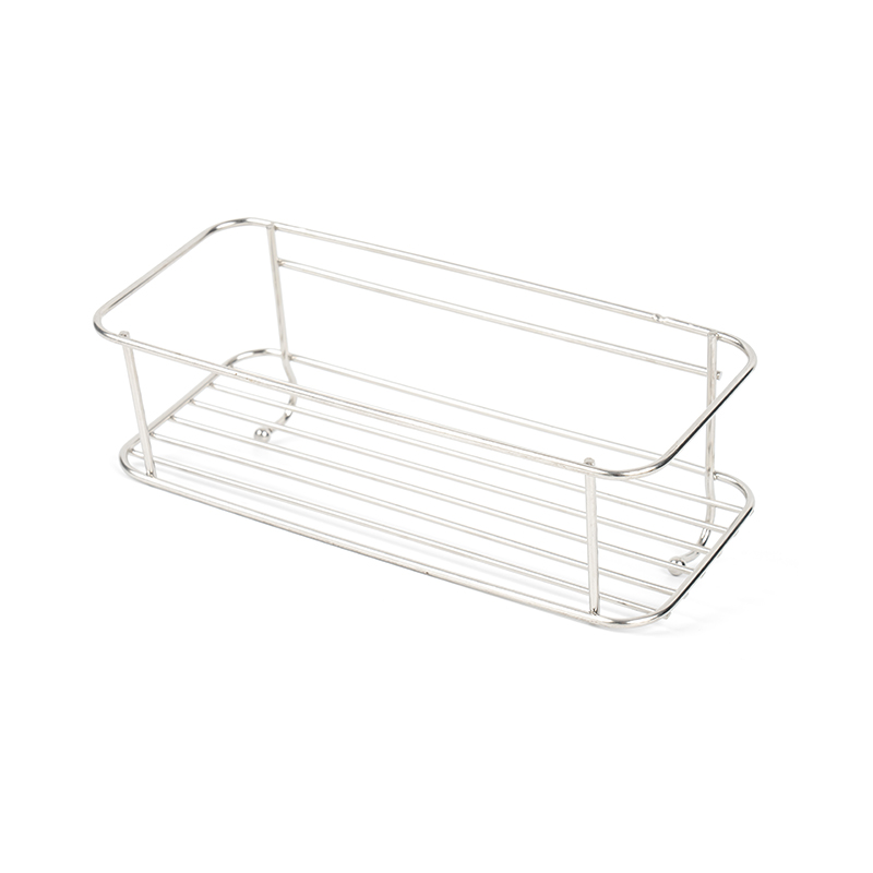 Malagkit na Stainless Steel Shower Caddy na may mga Hook