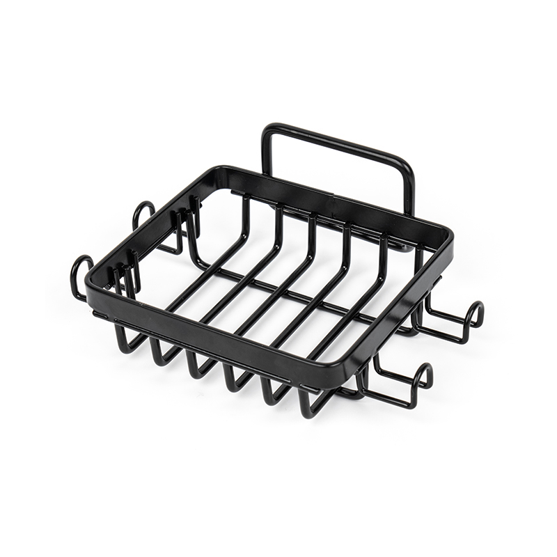 Black Stainless Steel Bar Soap Holder para sa Shower