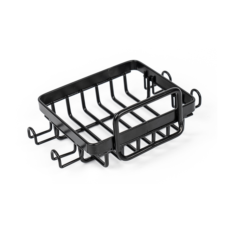 Black Stainless Steel Bar Soap Holder para sa Shower