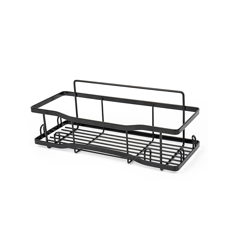 Wall-Mounted Metal Wire Storage Basket para sa Kusina at Banyo