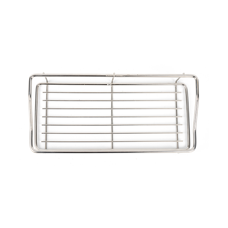 Hindi kinakalawang na Bakal na Walang-Drill na Istante ng Imbakan ng Banyo