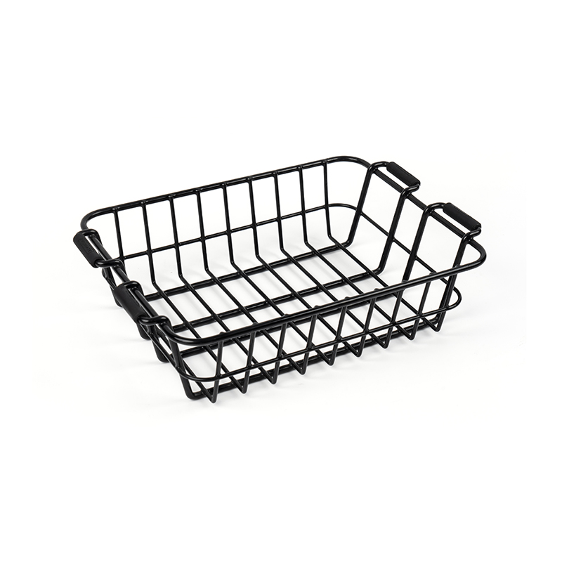 Mga Black Wire Storage Basket para sa Pantry at Cabinets
