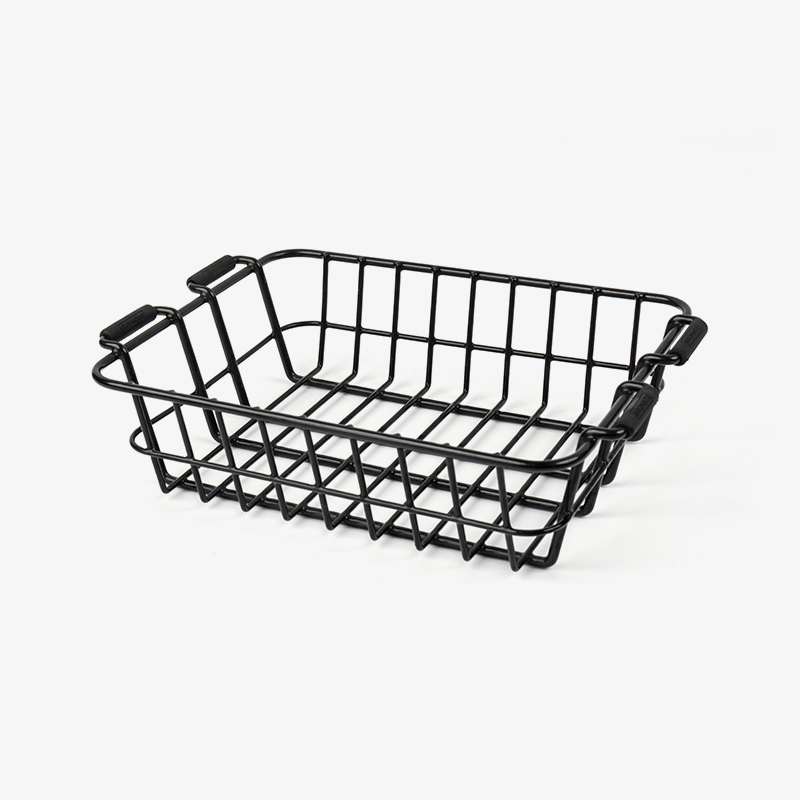 Mga Black Wire Storage Basket para sa Pantry at Cabinets