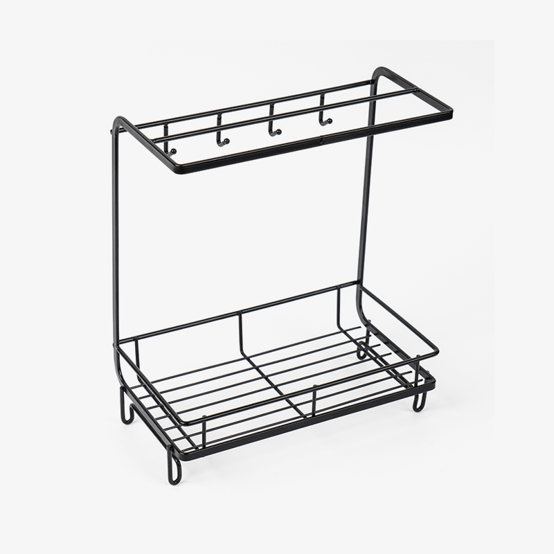 Kitchen Sink Caddy na may Sponge & Dishcloth Holder