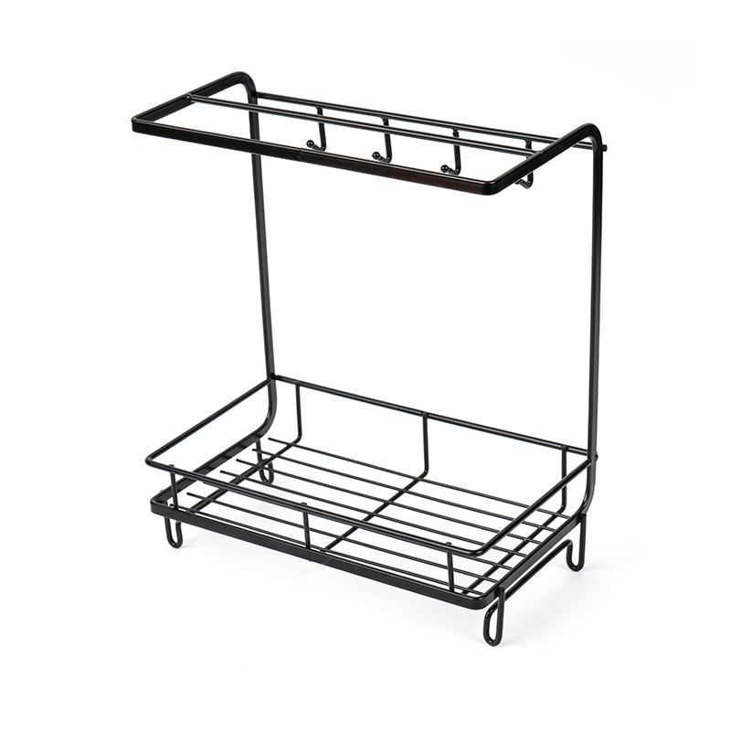 Kitchen Sink Caddy na may Sponge & Dishcloth Holder