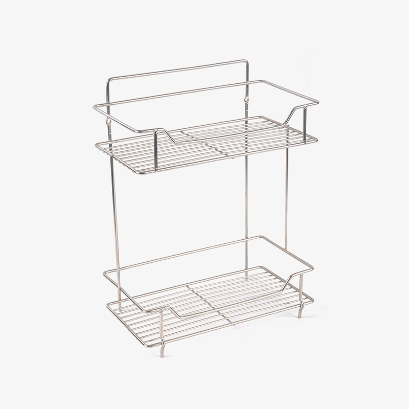 Double Layer Spice Rack Organizer para sa Kusina at Pantry