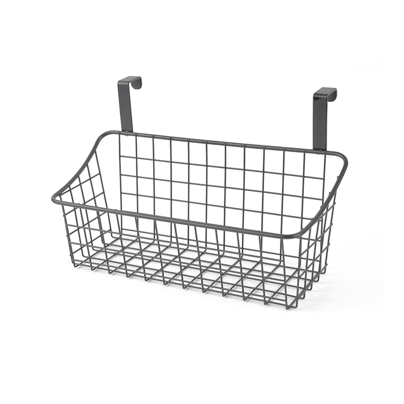 Over-the-Door Pantry Organizer na may 3 Hanging Basket