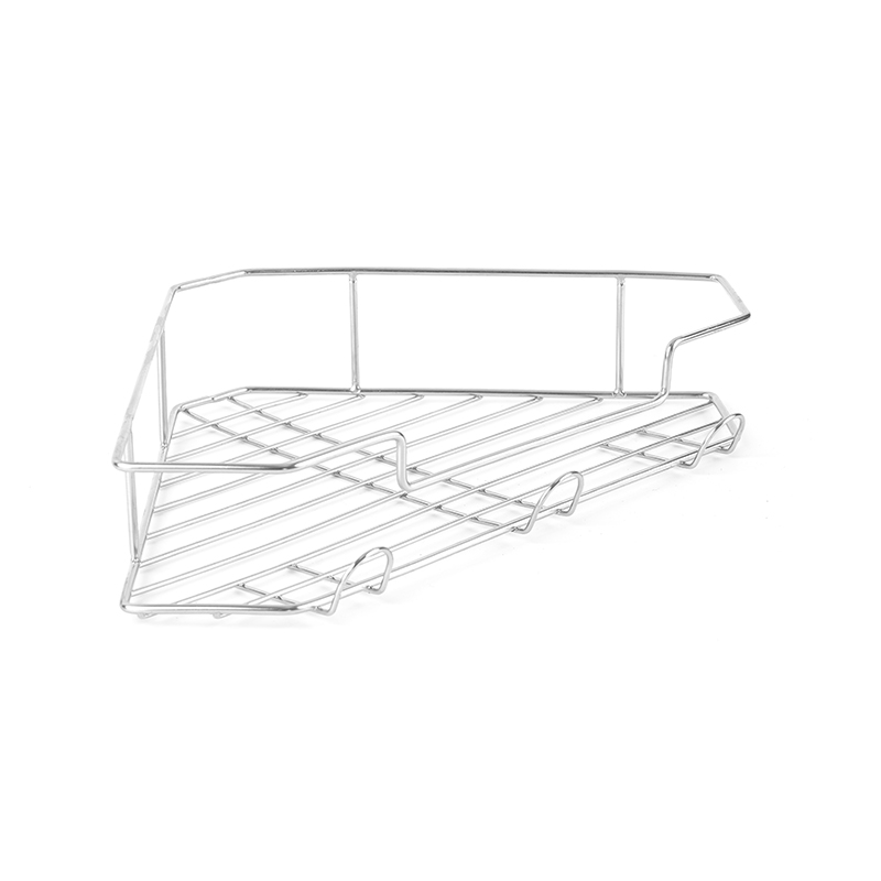 304 Stainless Steel Wall-Mounted Shower Caddy Corner Shelf