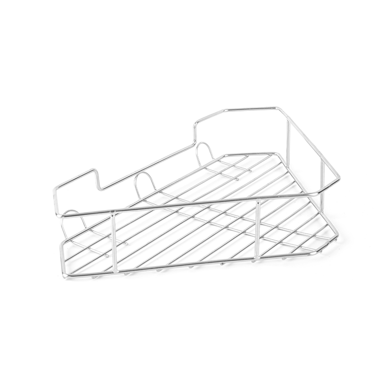 304 Stainless Steel Wall-Mounted Shower Caddy Corner Shelf