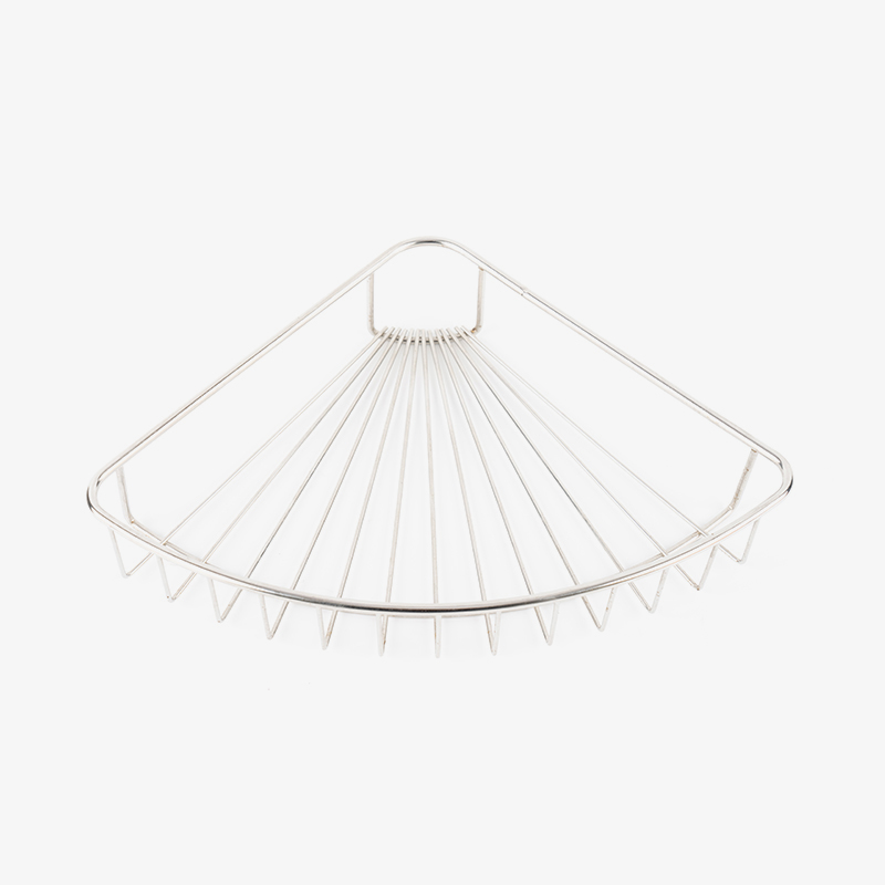 Stainless Steel Wall-Mount Shower Caddy na may Hook