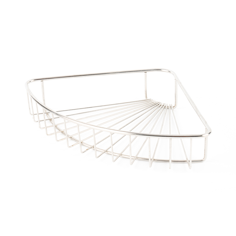 Stainless Steel Wall-Mount Shower Caddy na may Hook