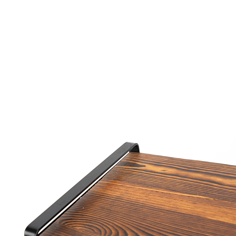 Mga Bote ng Wine Rack sa Rustic Wood Countertop Hindi Kailangang Pag-assemble