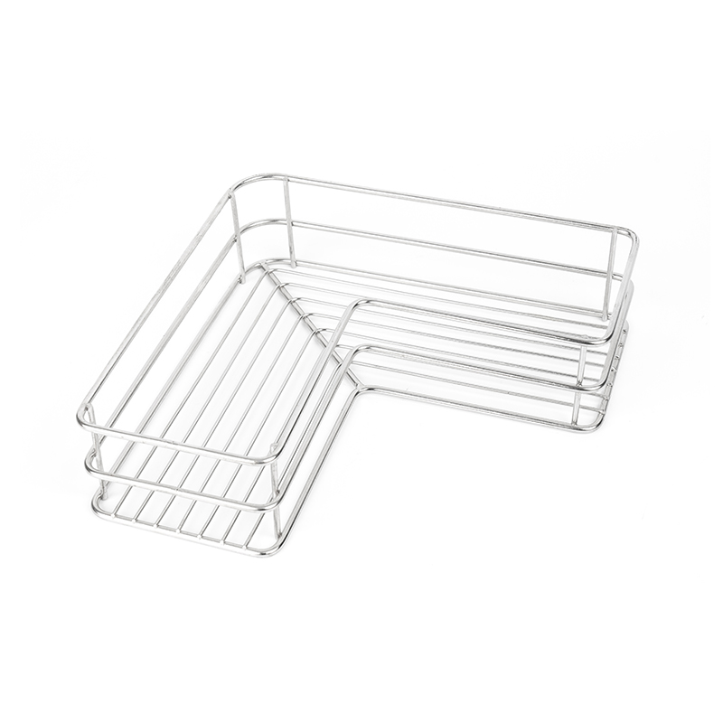 SUS304 Stainless Steel Corner Shower Caddy na may Pandikit
