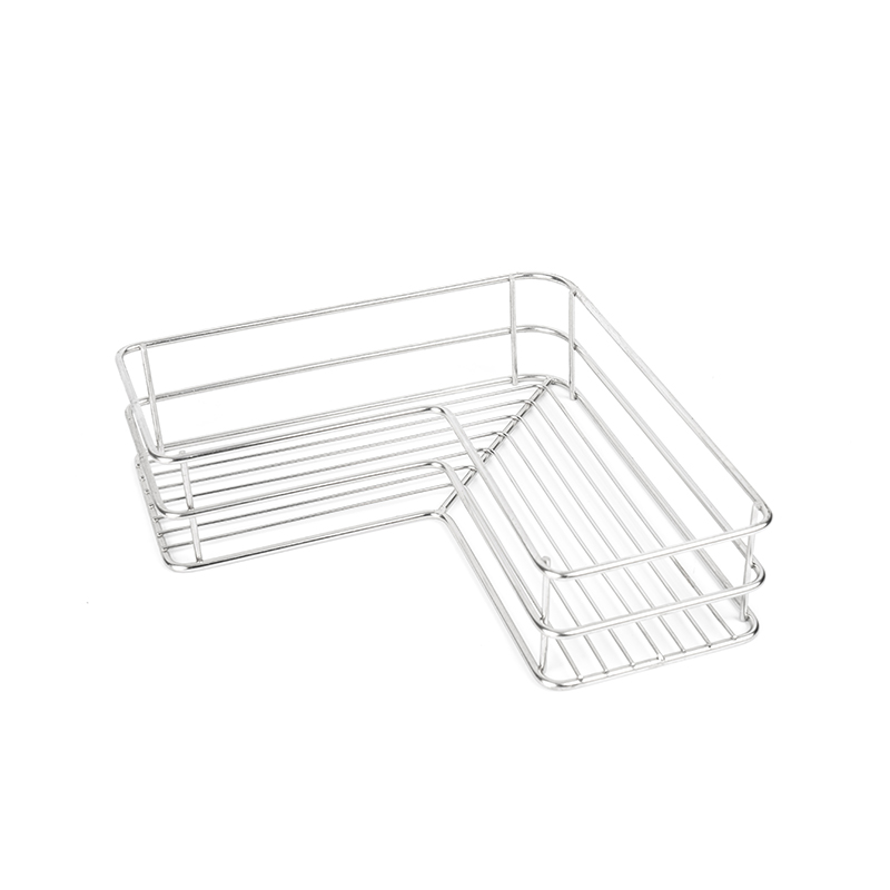 SUS304 Stainless Steel Corner Shower Caddy na may Pandikit
