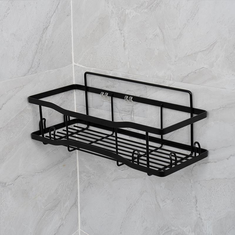 Wall-Mounted Metal Wire Storage Basket para sa Kusina at Banyo