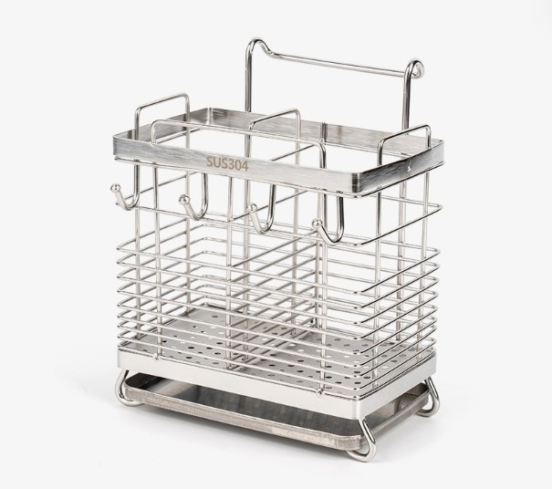 Ano ang mga pakinabang ng 304 stainless steel cutlery holder kumpara sa ibang mga materyales?