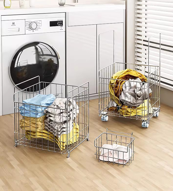 Anong mga teknolohikal na pagpapabuti ang nagpapababa sa bigat ng mga metal na maruming basket ng damit?