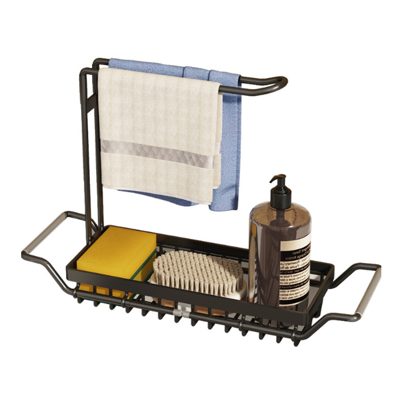 2-in-1 Sink Storage Rack at Sponge Holder Organizer